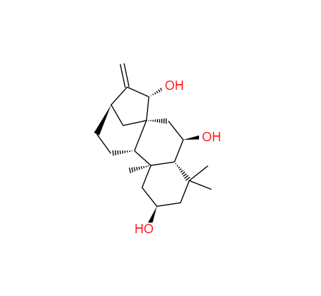 CAS： 53452-32-7，中文名稱： 16-貝殼杉烯-2,6,15-三醇 英文名稱：16-Kaurene-2,6,15-triol 