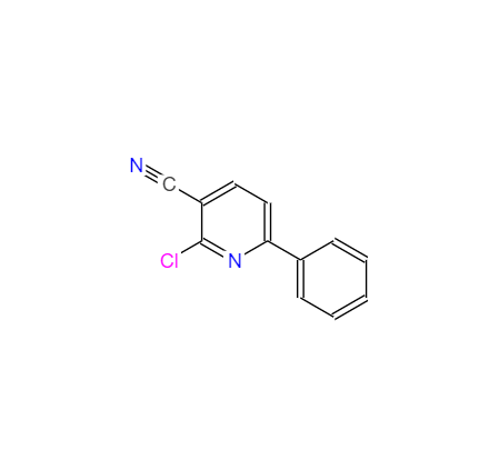 CAS： 43083-14-3，中文名稱： 2-氯-6-苯基煙腈 英文名稱：2-Chloro-6-phenylnicotinonitrile 