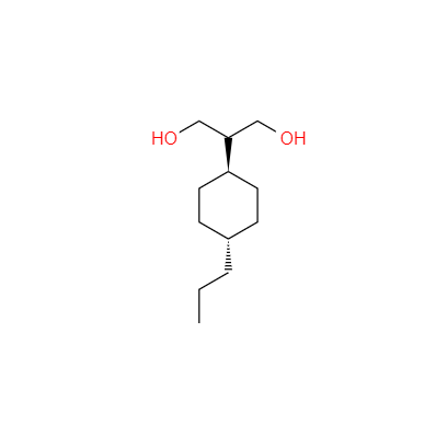  CAS： 132310-86-2，中文名稱： 反式-2-((4-正丙基)環(huán)己基)-1,3-丙二醇 英文名稱：2-(4-Propylcyclohexyl)propane-1,3-diol