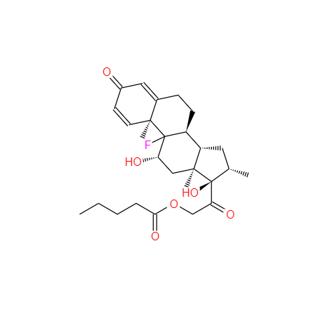 CAS： 2240-28-0，中文名稱： 倍他米松-21-戊酸酯 英文名稱：Betamethasone 21-valerate 