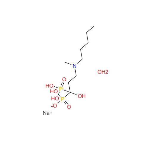 CAS： 138926-19-9，中文名稱： 伊班膦酸鈉一水合物 英文名稱：Ibandronate sodium monohydrate 