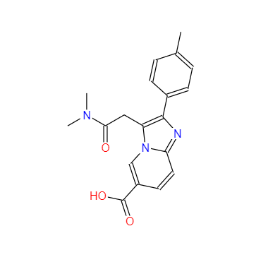 CAS： 109461-15-6，中文名稱(chēng)： 唑吡坦-6-羧酸 英文名稱(chēng)：ZolpideM 6-Carboxylic Acid 