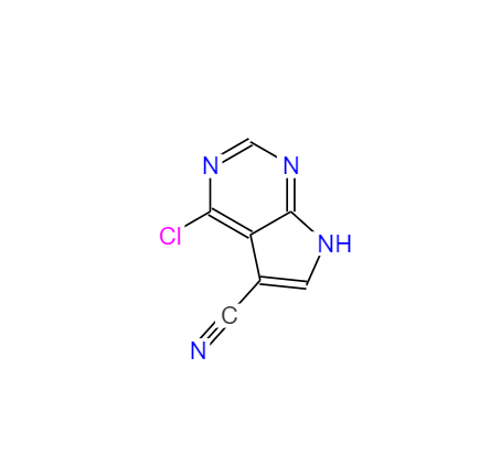 CAS：24391-41-1，中文名稱：4-氯7H-吡咯并[2,3-d]嘧啶-5-甲腈 英文名稱：4-chloro-7H-pyrrolo[2,3-d]pyrimidine-5-carbonitrile