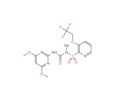 CAS： 199119-58-9，中文名稱： 三氟啶磺隆鈉鹽 英文名稱：Trifloxysulfuron sodium 