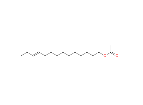 CAS： 20711-10-8，中文名稱： 醋酸(Z)-11-十四烯酯 英文名稱：cis-11-Tetradecen-1-yl acetate 