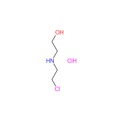  CAS： 2576-29-6，中文名稱： 2-((2-氯乙基)氨基)乙醇鹽酸鹽 英文名稱：2-((2-Chloroethyl)amino)ethanol hydrochloride