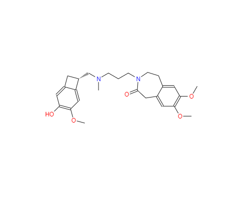 CAS： 304464-98-0，中文名稱： 伊伐布雷定雜質(zhì)16 英文名稱：Ivabradine Impurity 16 