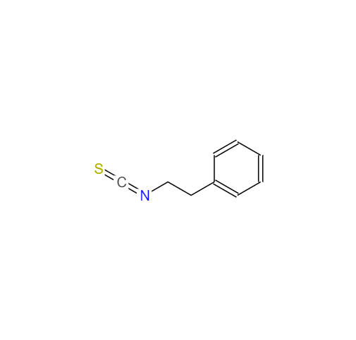 CAS： 2257-09-2，中文名稱： 異硫氰酸苯乙酯 英文名稱：Phenethyl isothiocyanate 