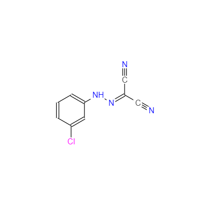 CAS： 555-60-2，中文名稱： 羰基氰酯-3-氯苯基腙 英文名稱：Carbonylcyanide3-chlorophenylhydrazone 