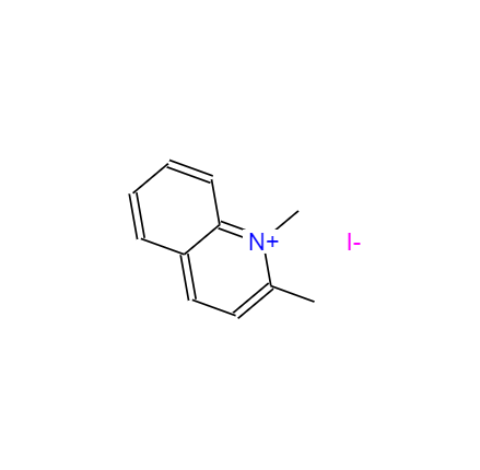 CAS： 876-87-9，中文名稱： 碘化1,2-二甲基喹啉嗡 英文名稱：2-METHYLQUINOLINE METHYL IODIDE 