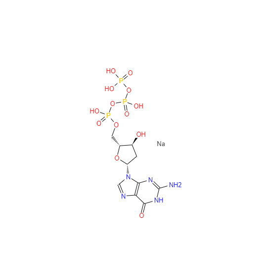  CAS： 93919-41-6，中文名稱： 2’-脫氧鳥苷-5’-三磷酸 英文名稱：dGTP