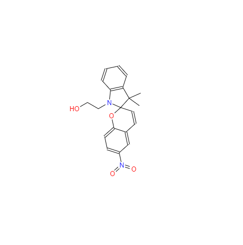 CAS： 16111-07-2，英文名稱：3',3'-Dimethyl-6-nitro-spiro[2H-1-benzopyran-2,2'-indoline]-1'-ethanol 