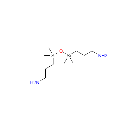 CAS： 2469-55-8，中文名稱： 1,3-雙(3-氨基丙基)-1,1,3,3-四甲基二硅氧烷 英文名稱：1,3-Bis(aminopropyl)tetramethyldisiloxane 
