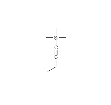 CAS： 62108-37-6，中文名稱： 1-（三甲基硅基）丁炔 英文名稱：1-Trimethylsilyl-1-butyne 
