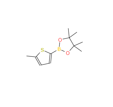 CAS： 476004-80-5，中文名稱： 5-甲基噻吩-2-硼酸頻哪醇酯 英文名稱：5-Methylthiophene-2-boronic acid pinacol ester 