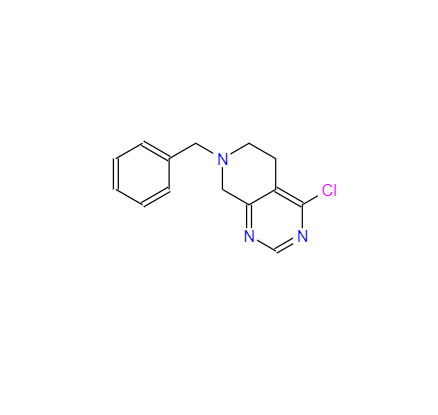  CAS： 192869-80-0，英文名稱：7-Benzyl-4-chloro-5,6,7,8-tetrahydropyrido[3,4-d]pyrimidine