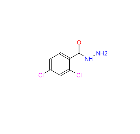 CAS： 5814-06-2，中文名稱： 2,4-二氯苯甲酰肼 英文名稱：2,4-Dichlorobenzhydrazide 