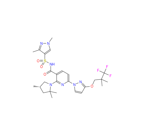 CAS： 2216712-66-0，英文名稱：Elexacaftor 