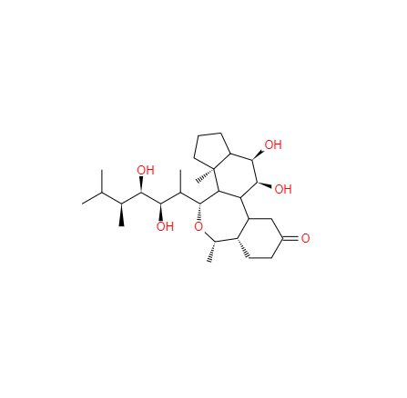 CAS： 72962-43-7，中文名稱： 蕓苔素內(nèi)酯 英文名稱：Brassinolide 