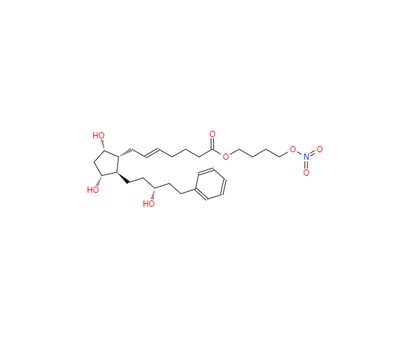 CAS： 860005-21-6，中文名稱： 拉坦前列素 英文名稱：Latanoprostene Bunod 