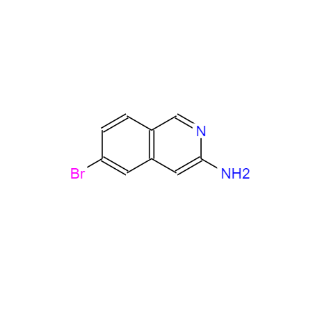 CAS： 891785-28-7，中文名稱： 6-溴異喹啉-3-胺 英文名稱：6-Bromoisoquinolin-3-amine 
