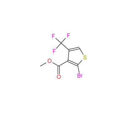 CAS： 1853236-69-7，英文名稱：3-Thiophenecarboxylic acid, 2-bromo-4-(trifluoromethyl)-, methyl ester 