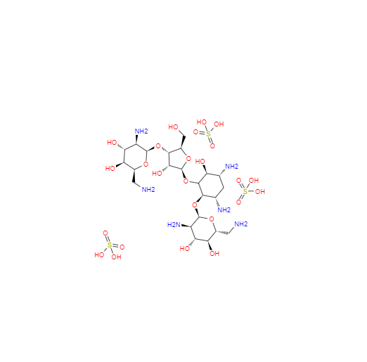 CAS： 25389-98-4，中文名稱： 新霉素 B 硫酸鹽 英文名稱：Neomycin B Sulfate 