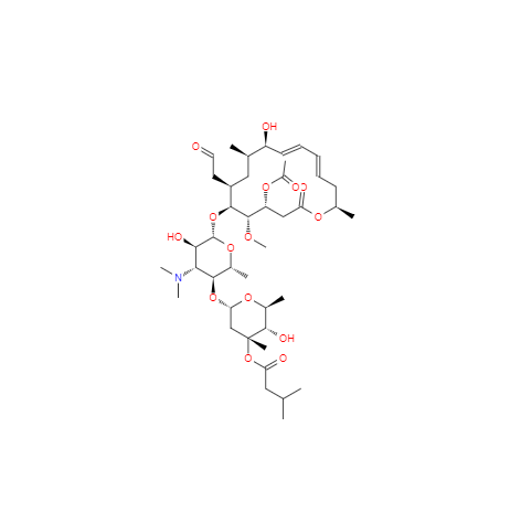 CAS： 16846-24-5，中文名稱： 交沙箏素 英文名稱：Josamycin 
