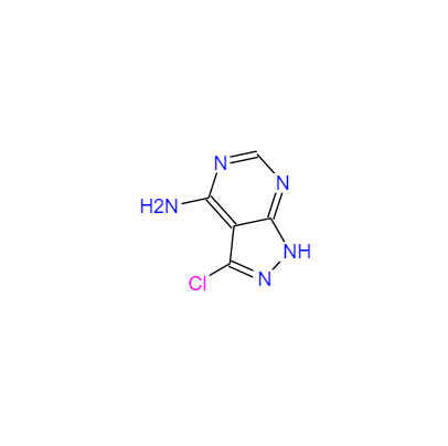 CAS： 637338-78-4，英文名稱：3-Chloro-1H-pyrazolo[3,4-d]pyrimidin-4-amine 