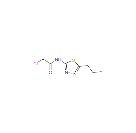 CAS： 15777-38-5，中文名稱： 2-氯-N-(5-丙基-1,3,4-噻二唑-2-基)乙酰胺