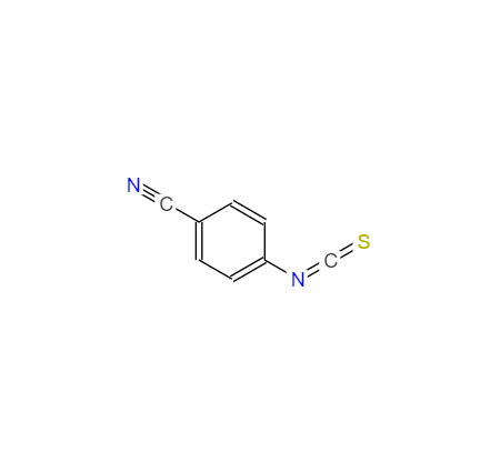 CAS： 2719-32-6，中文名稱(chēng)： 4-氰基苯基硫代異氰酸酯 英文名稱(chēng)：4-Cyanophenylisothiocyanate
