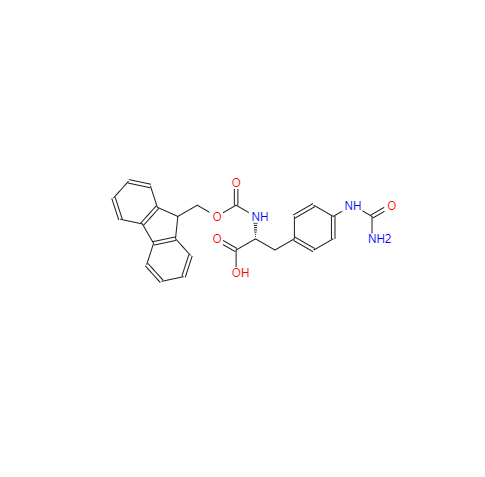 CAS： 324017-22-3，英文名稱：4-[(Aminocarbonyl)amino]-N-[(9H-fluoren-9-ylmethoxy)carbonyl]-D-phenylalanine