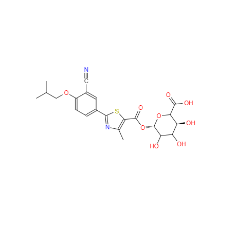 CAS： 1351692-92-6，英文名稱：Febuxostat Acyl-β-D-glucuronide 