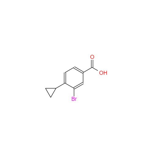 CAS： 1131622-50-8，中文名稱： 3-溴-4-環(huán)丙基苯甲酸 英文名稱：3-Bromo-4-cyclopropylbenzoic acid 