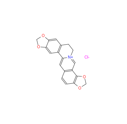 CAS： 6020-18-4，中文名稱(chēng)： 鹽酸黃連堿 英文名稱(chēng)：Coptisine 