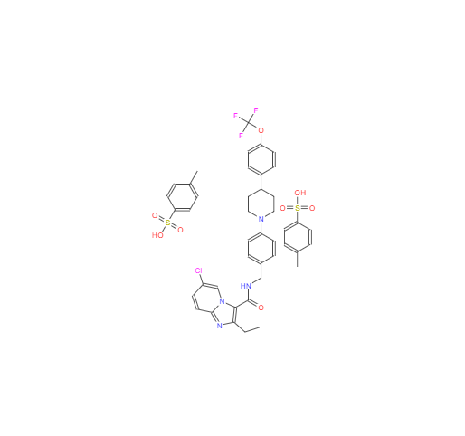 CAS： 1566517-83-6，英文名稱：Q203 Ditosylate 