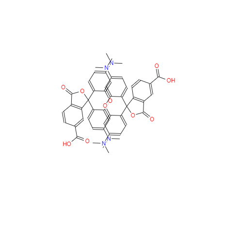  CAS： 98181-63-6，中文名稱： 5(6)-羧甲基四甲基羅丹明 英文名稱：5(6)-Carboxytetramethylrhodamine
