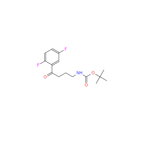 CAS： 1919868-79-3，英文名稱：tert-butyl (4-(2,5-difluorophenyl)-4-oxobutyl)carbamate 