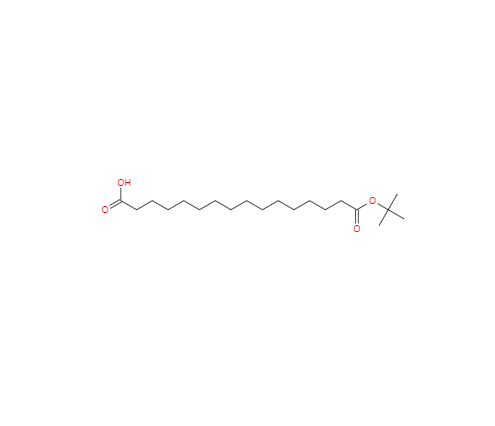 CAS： 843666-27-3，中文名稱： 十六烷基二酸單叔丁酯 英文名稱：tert-Butyl Hydrogen Hexadecanedioate 