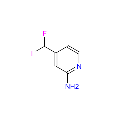 CAS：1346536-47-7,中文名稱：4-(二氟甲基)吡啶-2-胺 ,英文名稱：4-(Difluoromethyl)pyridin-2-amine
