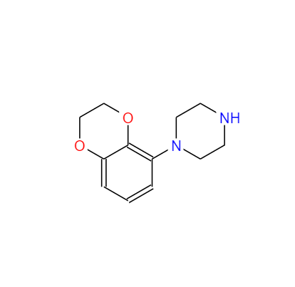 CAS：98224-03-4，中文名稱：1-(2,3-二氫-1,4-苯并二烷-5-基)哌嗪鹽酸鹽 ，英文名稱：Eltoprazine 