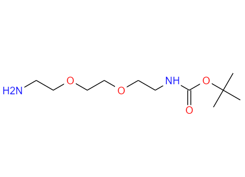 CAS：153086-78-3，中文名稱：2-(2-(2-氨基乙氧基)乙氧基)乙基氨基甲酸叔丁酯 ，英文名稱：N-Boc-3,6-dioxaoctane-1,8-diamine 