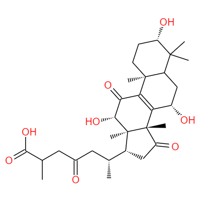 CAS：98665-22-6，中文名稱：靈芝酸G ，英文名稱：GANODERICACIDG 