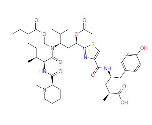  CAS：205304-87-6，中文名稱：Tubulysin B， 英文名稱：Tubulysin B