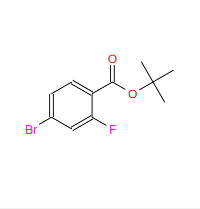 CAS：889858-12-2，中文名稱：4-溴-2-氟苯甲酸叔丁酯， 英文名稱：2-Methylpropan-2-yl4-bromo-2-fluorobenzoate 