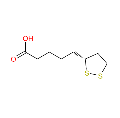 CAS：1200-22-2，中文名稱：(R)-(+)-α-硫辛酸 ，英文名稱：(R)-(+)-α-Lipoic acid 