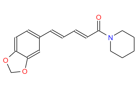 CAS： 94-62-2，中文名稱： 胡椒堿 ，英文名稱： Piperin 