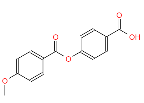 CAS：52899-69-1，中文名稱：4-（4-甲氧基苯甲酰氧基）苯甲酸 ，英文名稱：4-(4-Methoxybenzoyloxy)benzoic acid 