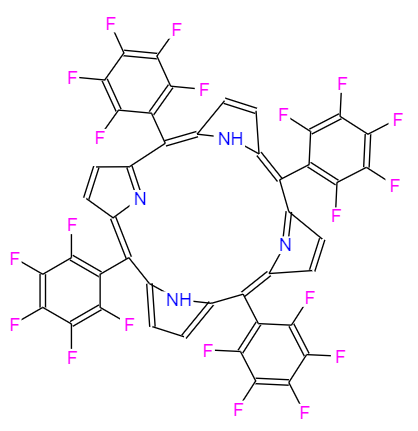  CAS：25440-14-6，中文名稱：5,10,15,20-四(五氟苯基)卟啉， 英文名稱：5,10,15,20-Tetrakis(pentafluorophenyl)porphyrin