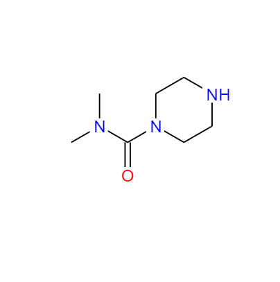 CAS：41340-78-7,中文名稱：哌嗪-1-甲酰二甲胺, 英文名稱：Piperazine-1-carboxylicaciddimethylamide 